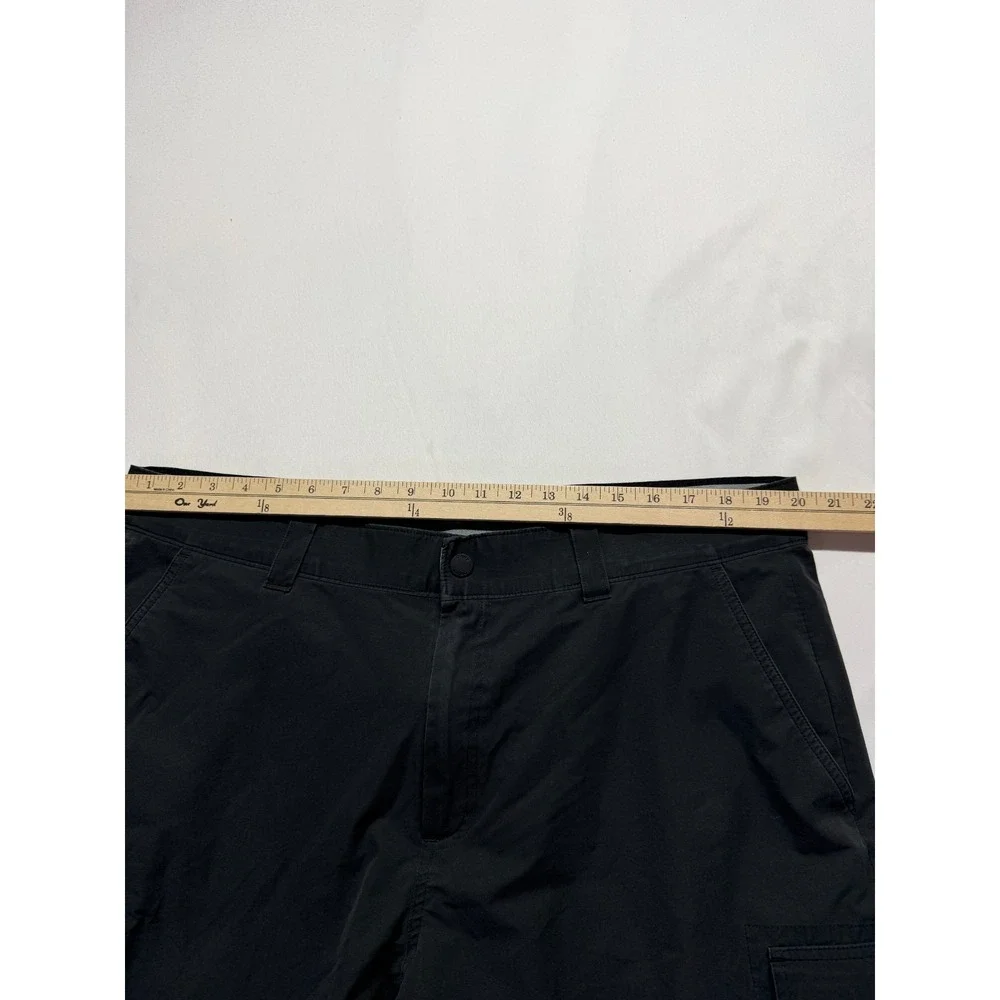 Orvis Cargo Shorts Mens 40 Black Lightweight Hiking‎ Workwear Utility Pockets